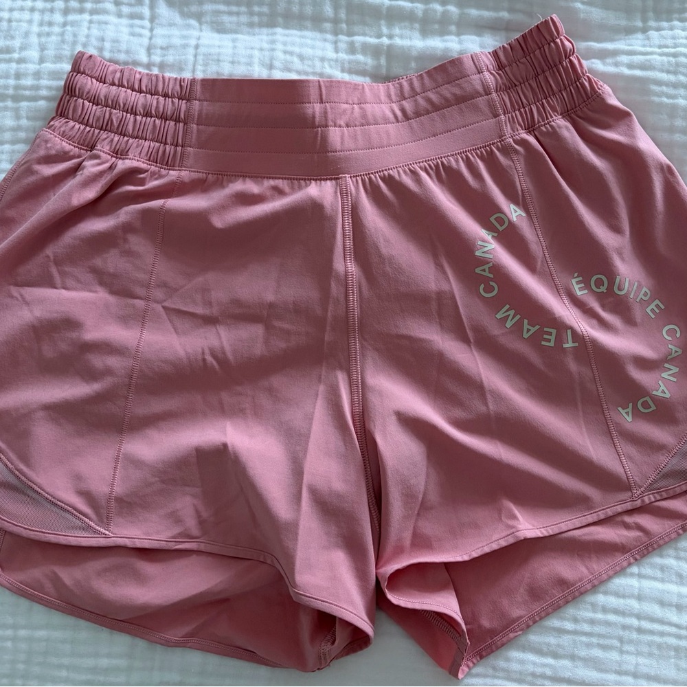 lululemon athletica Pink Team Canada Shorts